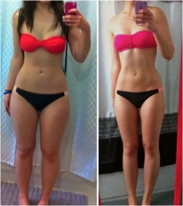 example of weight loss transformation 