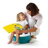 potty training with book